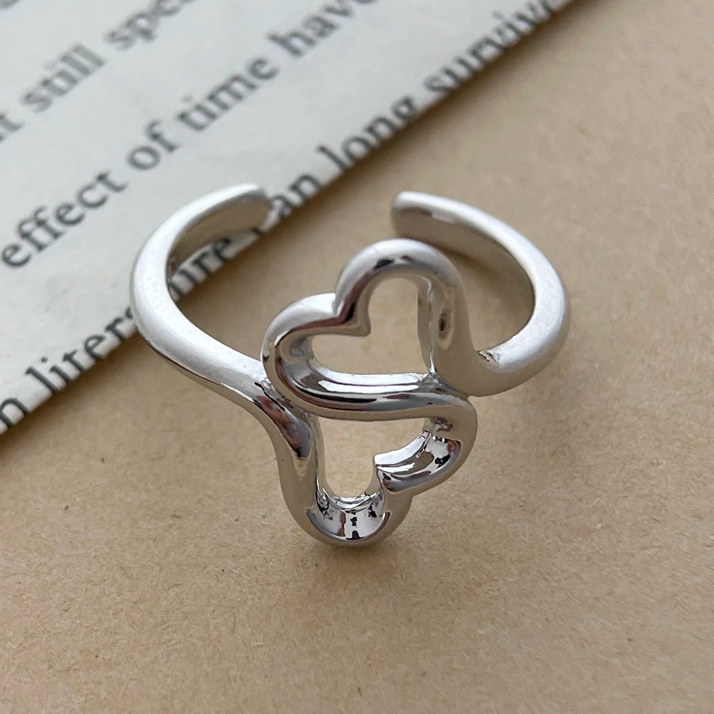 Double Heart Ring