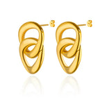 Interlocking Stud Earrings