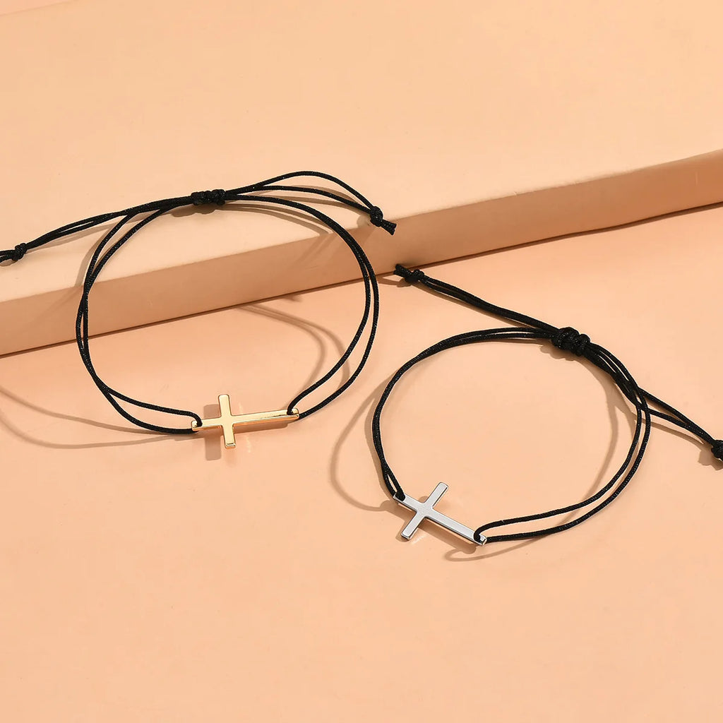 Cross Rope Couple Bracelet
