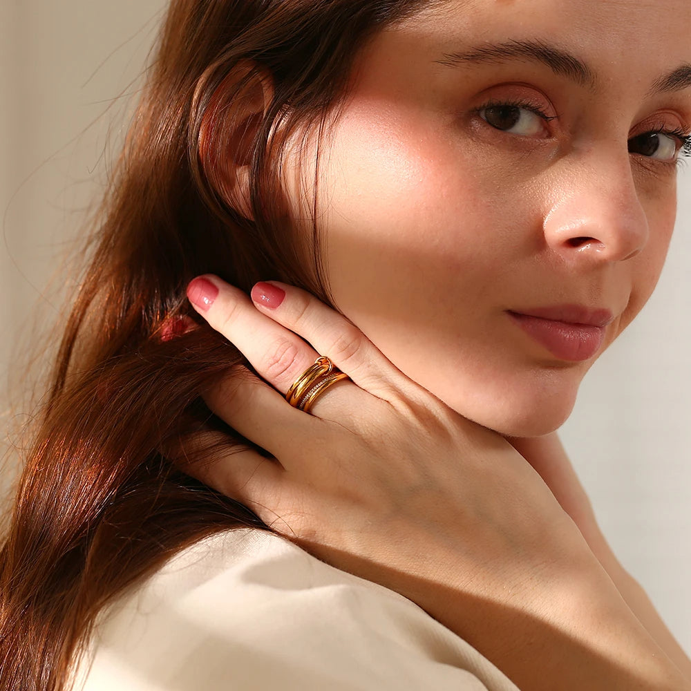 Dual Tone Women's Ring