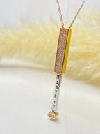 "I Love You" Bar Necklace