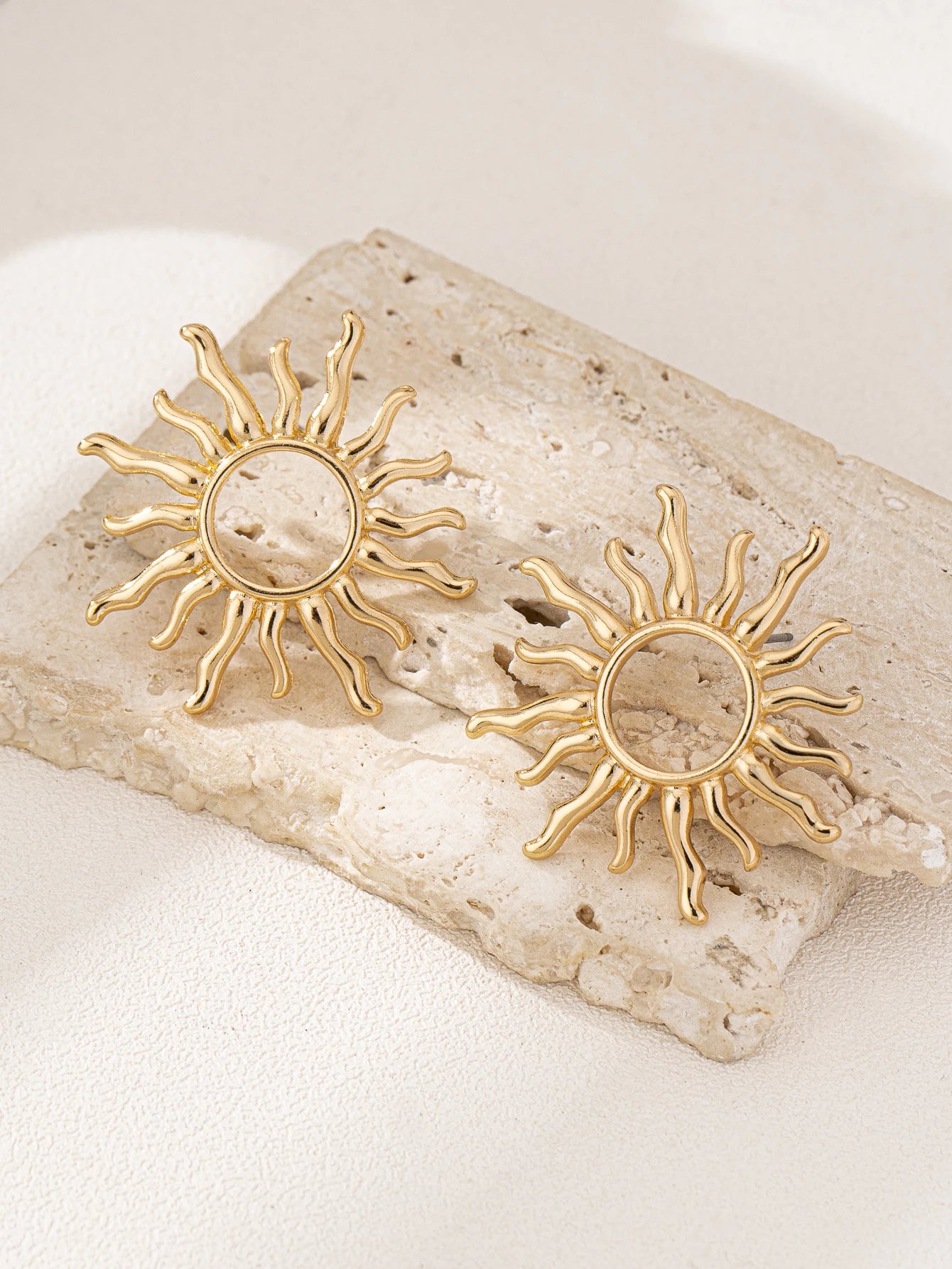 Sun Flower Stud Earrings