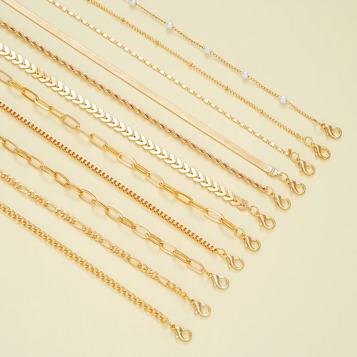 11 PCS Boho Ankle Bracelet