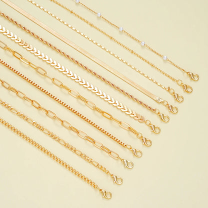 11 PCS Boho Ankle Bracelet