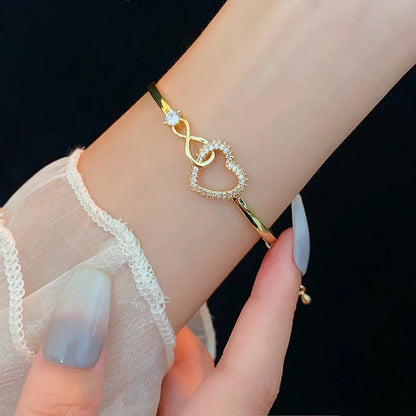 Infinity Heart Bracelet