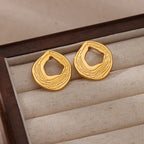 Irregular Round Earrings