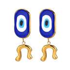 Doodle Evil Eye Earrings