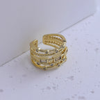 Inlaid Stones Ring