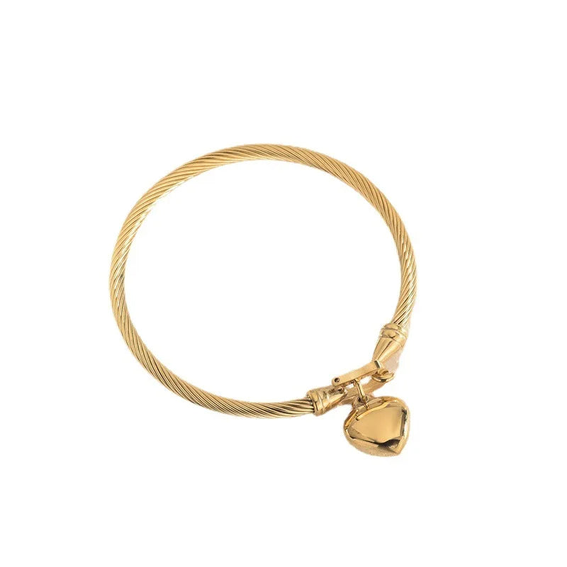 Heart Charm Bracelet