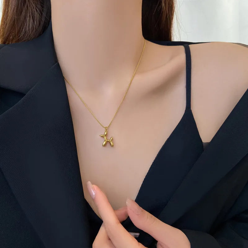 Balloon Dog Necklace