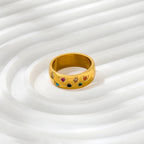 Celestial Harmony Gold Ring