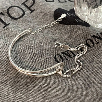 Sterling Silver Knot Bracelet