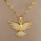 Stainless Steel Phoenix Necklace