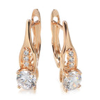 Rose Gold Drop Earrings