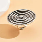 Vintage Silver Spiral Ring