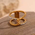 Double Layer Knot Ring