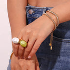 Trilayer Zircon Bracelet