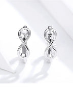 Infinity Love Hoop Earrings
