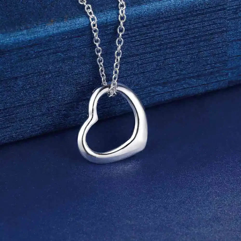 Sterling Silver Heart Jewelry Set