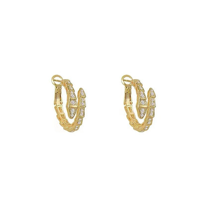 Snake Drop Earrings