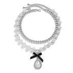3 PCS Pearl Water Drop Choker Necklace