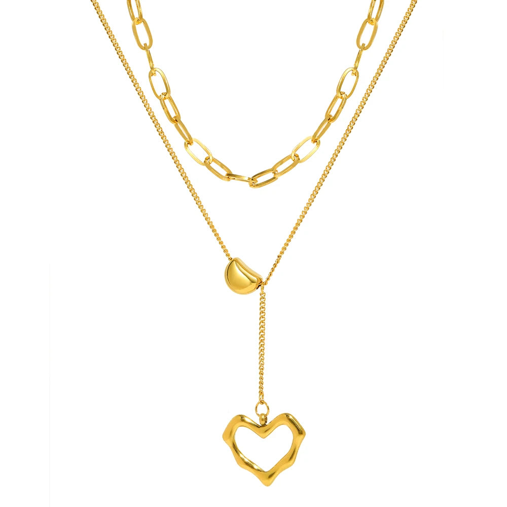 Double Layered Lovers Necklace