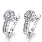 Crystal Flower Earrings