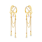 Unique Portrait Tassel Earrings