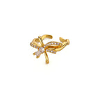 Zircon Bow Ring