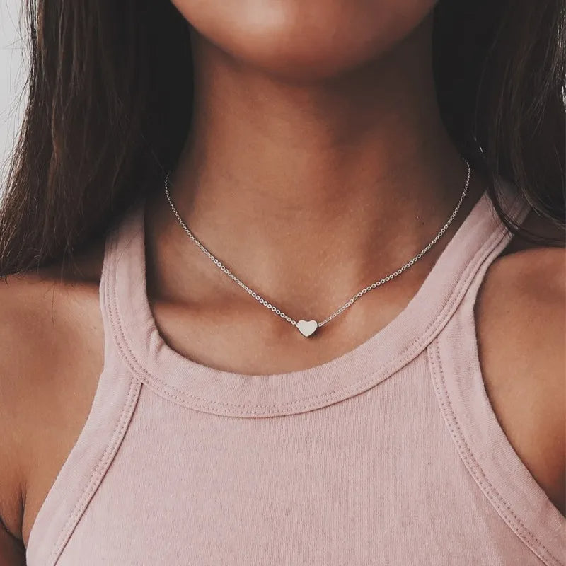 Dainty Tiny Heart Necklace