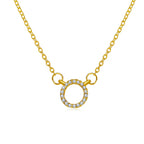 Crystal Circle Necklace