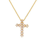 Zirconia Cross Necklace