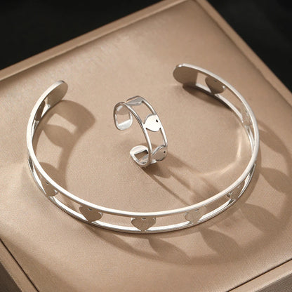 Stainless Steel Love Jewelry Set