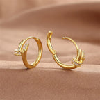 Circle Hoop Earrings