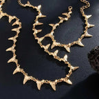 Punk Rivet Spike Choker & Bracelet Set