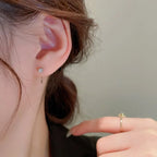 Round Hoop Earrings