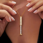 "I Love You" Bar Necklace