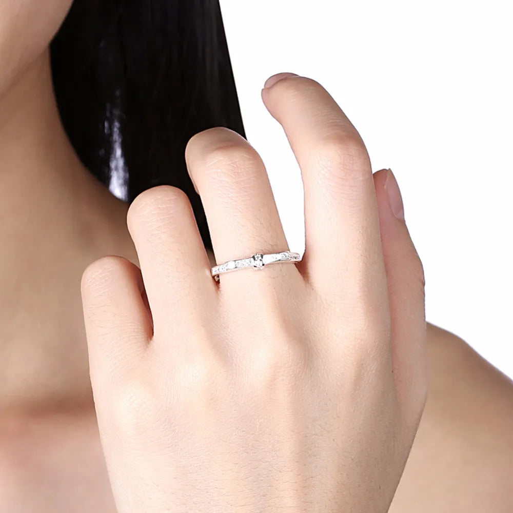 Crystal Bow Tie Ring