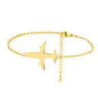 Stainless Steel Airplane Bracelet