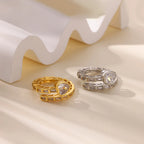 Zircon Heart Ring