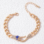 Crystal Snake Stone Bracelet