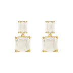 Transparent Glass Earrings