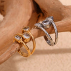 Stone Shapes Ring