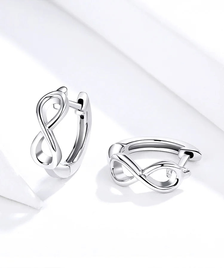 Infinity Love Hoop Earrings