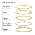 5 PCS Classic Bracelets Stack