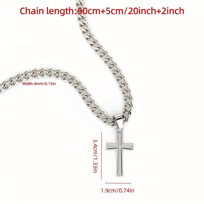 "To My Son" Cross Necklace