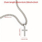 "To My Son" Cross Necklace