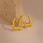 Dachshund Dog Hoop Earrings