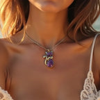Stone Cat Necklace