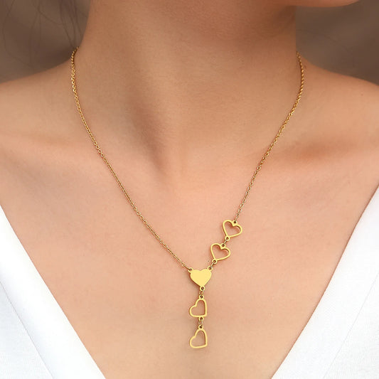 Gold Sweet Heart Necklace